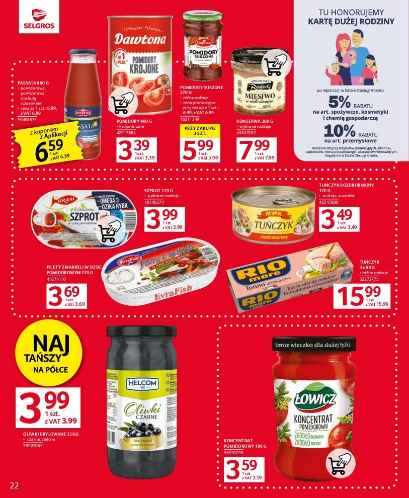 Gazetka promocyjna Selgros str. 22