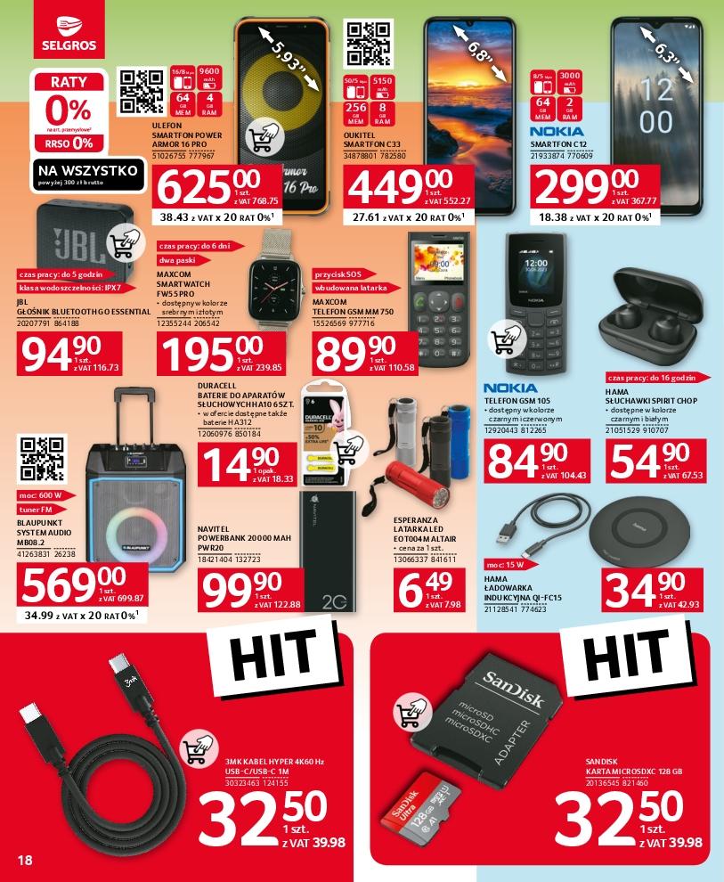 Gazetka promocyjna Selgros str. 18