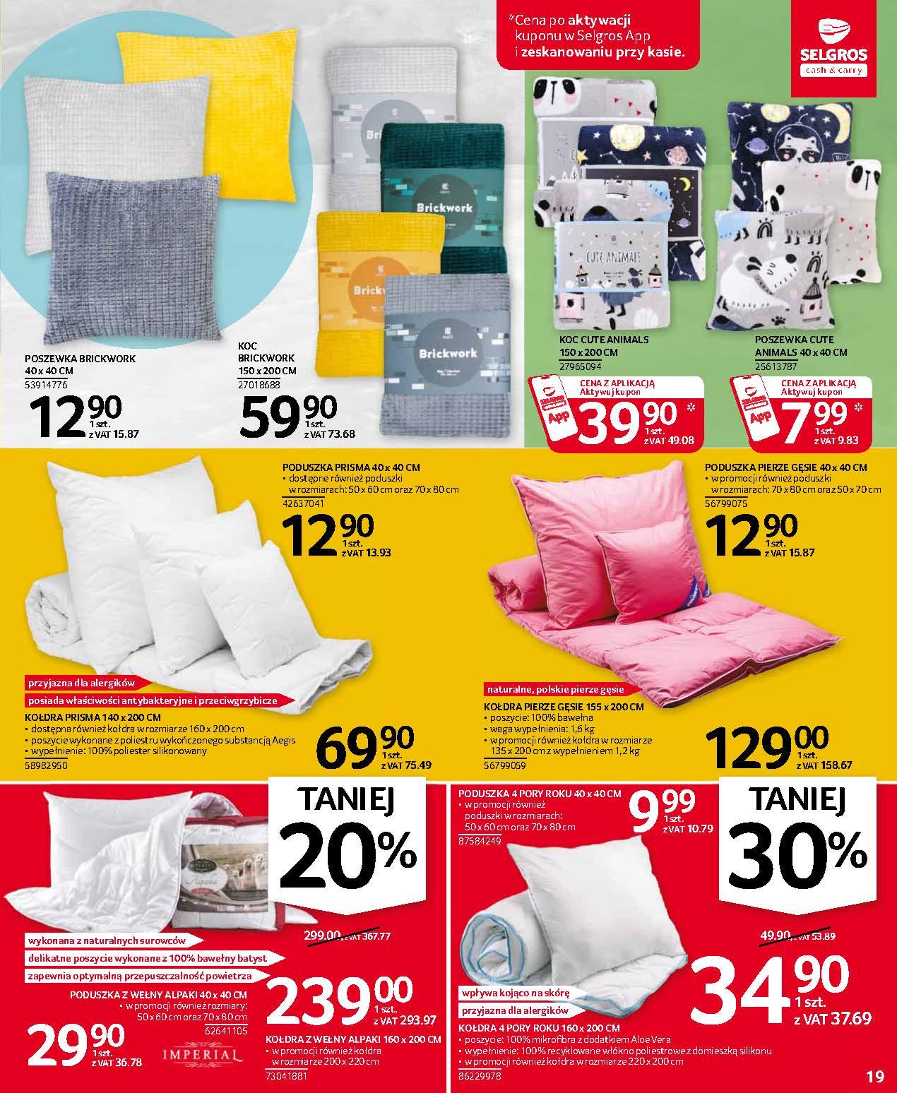 Gazetka promocyjna Selgros str. 19