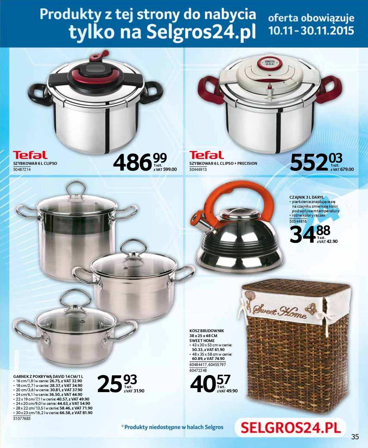 Gazetka promocyjna Selgros str. 35