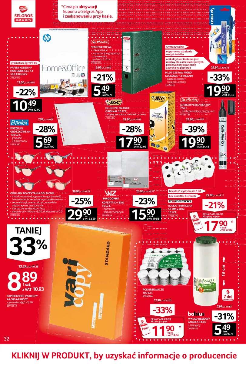 Gazetka promocyjna Selgros str. 32