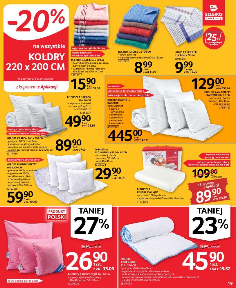 Gazetka promocyjna Selgros str. 19