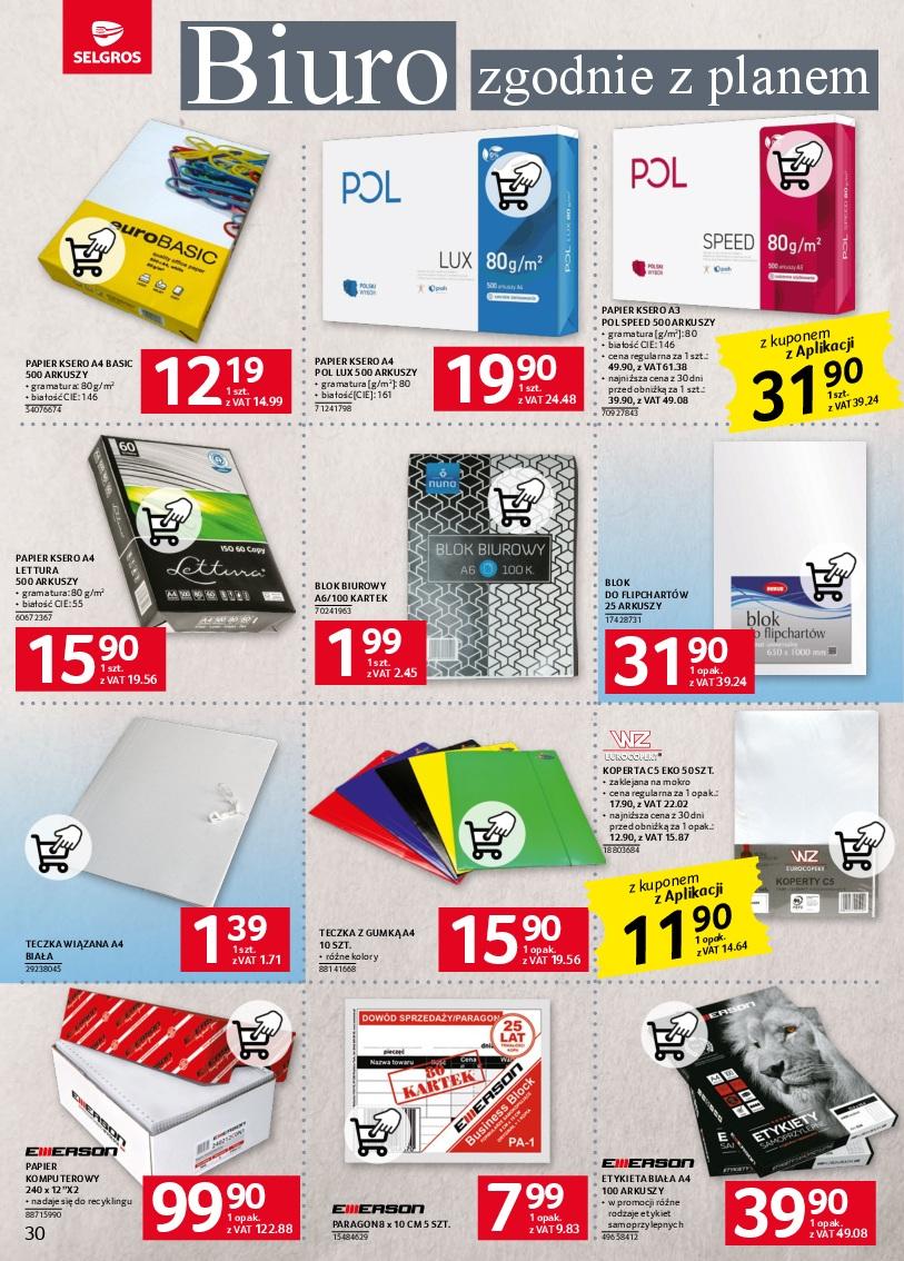 Gazetka promocyjna Selgros str. 30