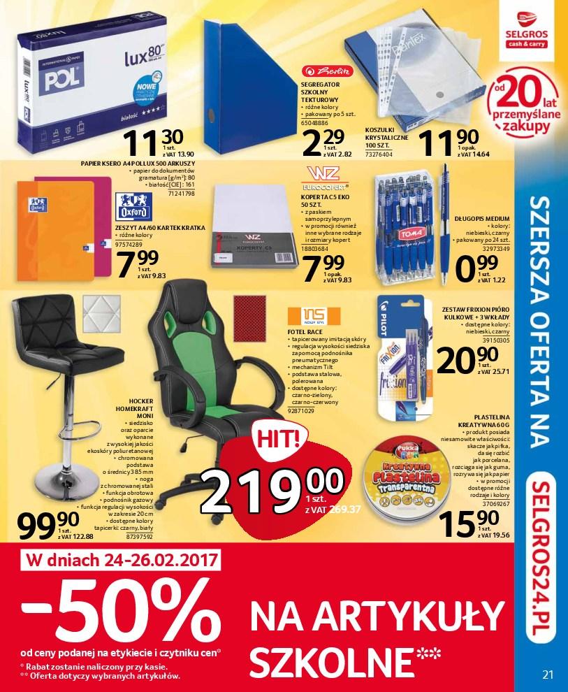 Gazetka promocyjna Selgros str. 21