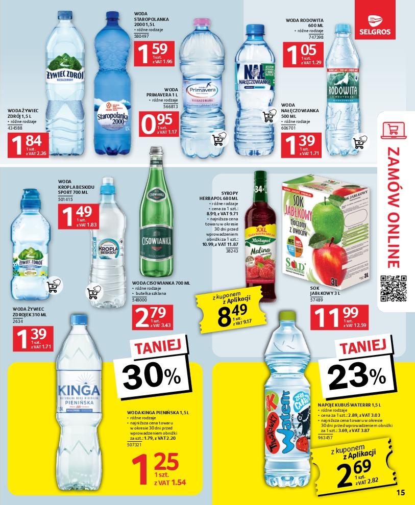 Gazetka promocyjna Selgros str. 15