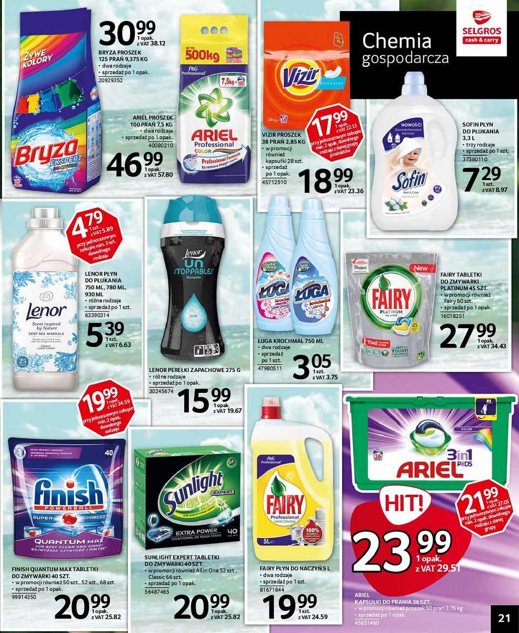 Gazetka promocyjna Selgros str. 21