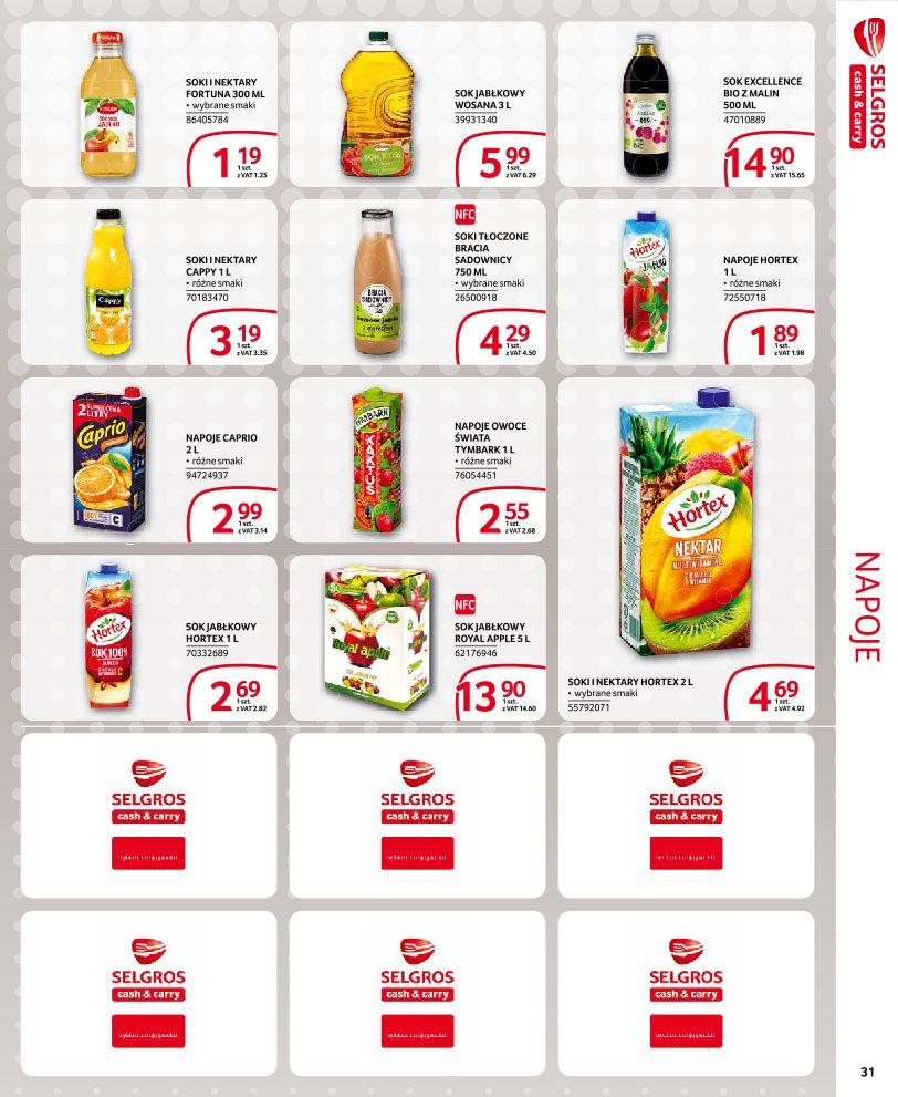 Gazetka promocyjna Selgros str. 31