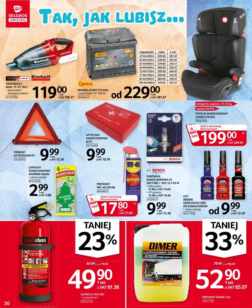 Gazetka promocyjna Selgros str. 30
