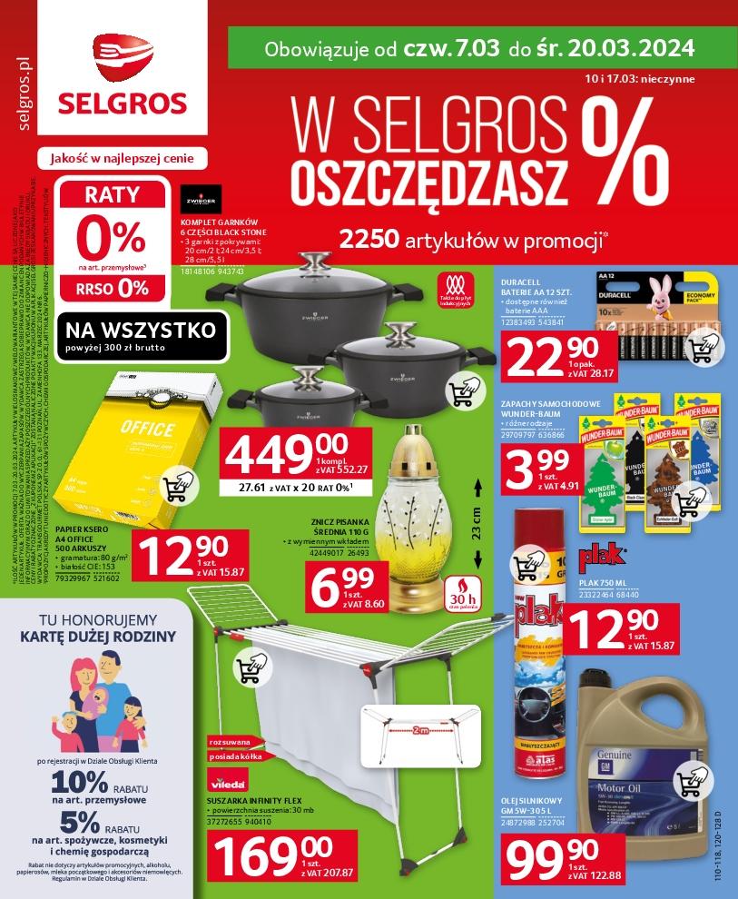 Gazetka promocyjna Selgros str. 1