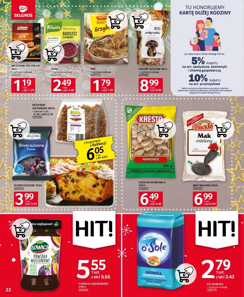Gazetka promocyjna Selgros str. 22