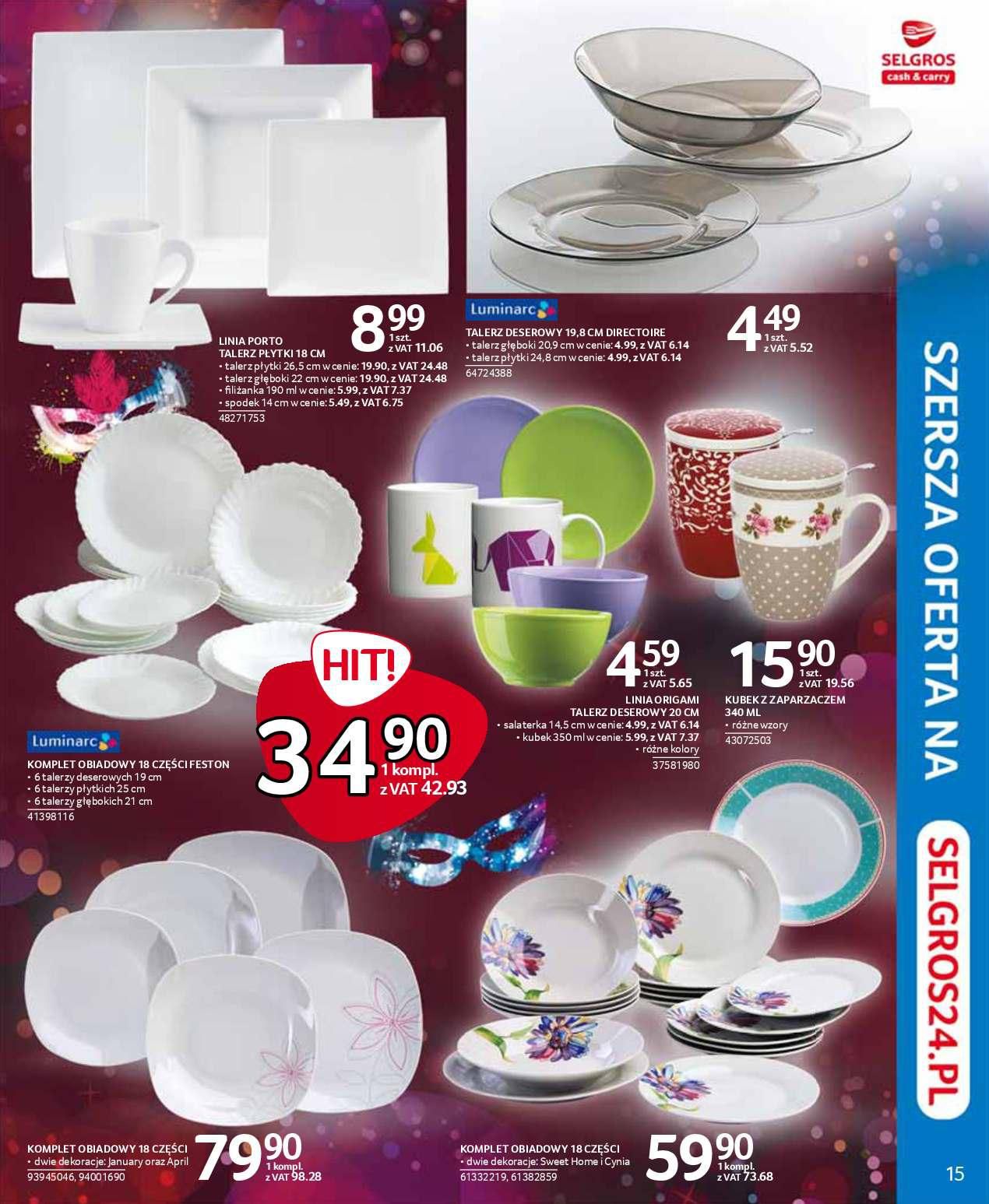 Gazetka promocyjna Selgros str. 15