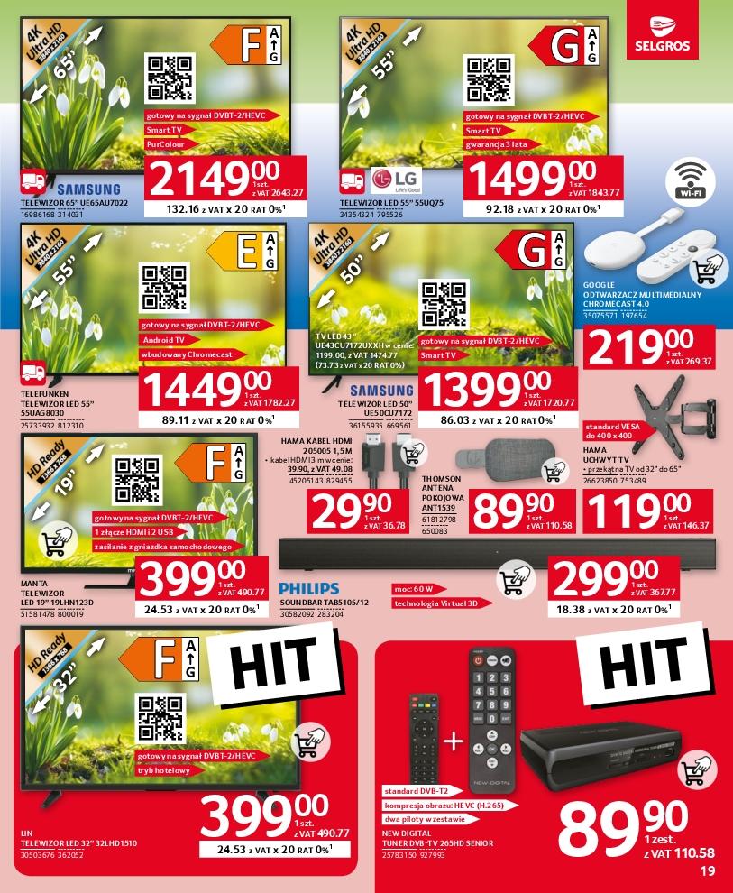 Gazetka promocyjna Selgros str. 19