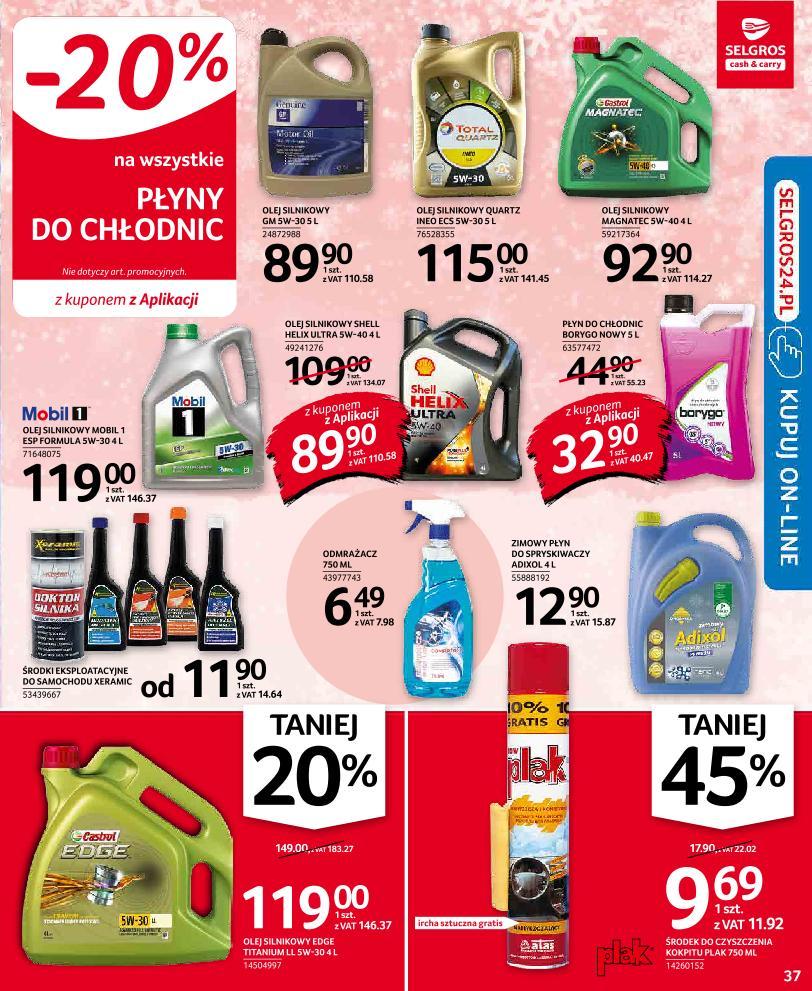Gazetka promocyjna Selgros str. 37