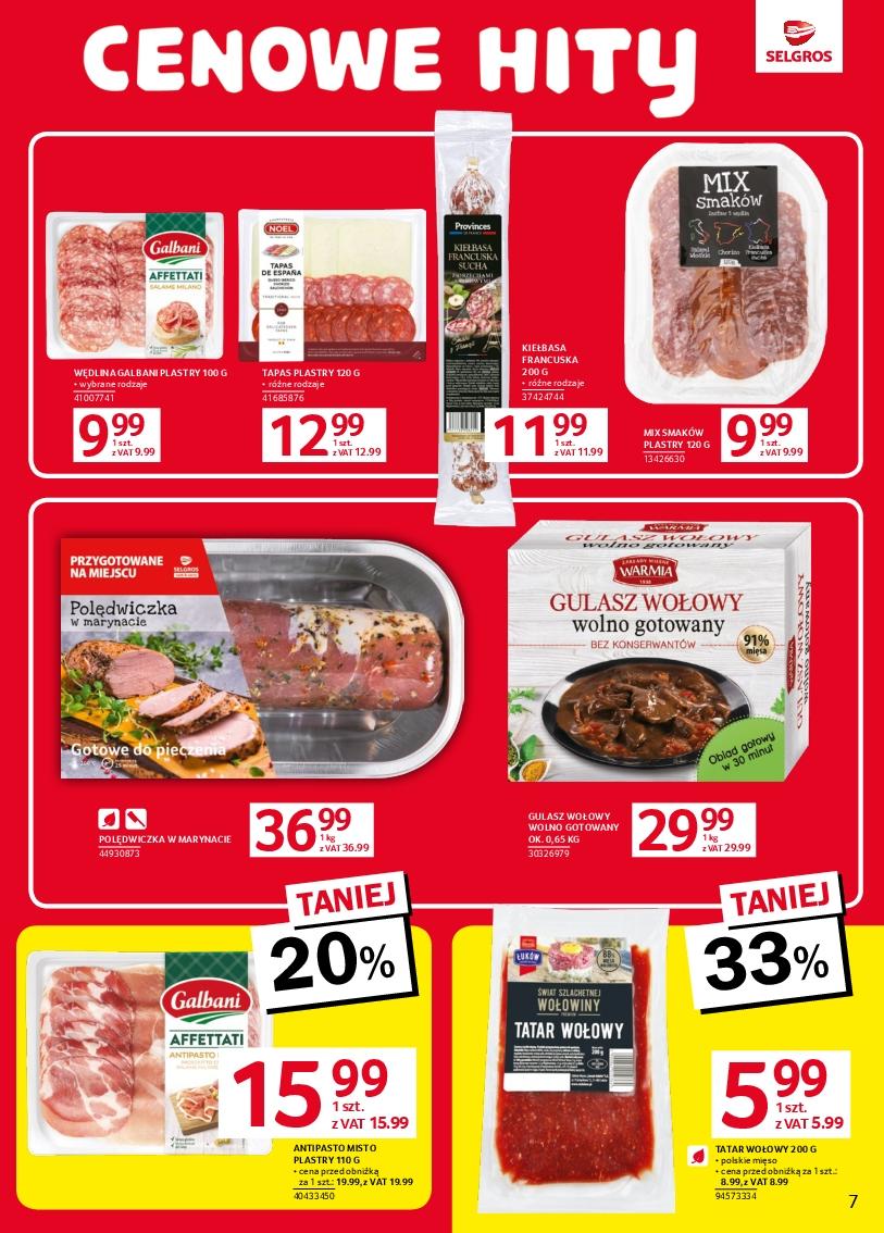 Gazetka promocyjna Selgros str. 7