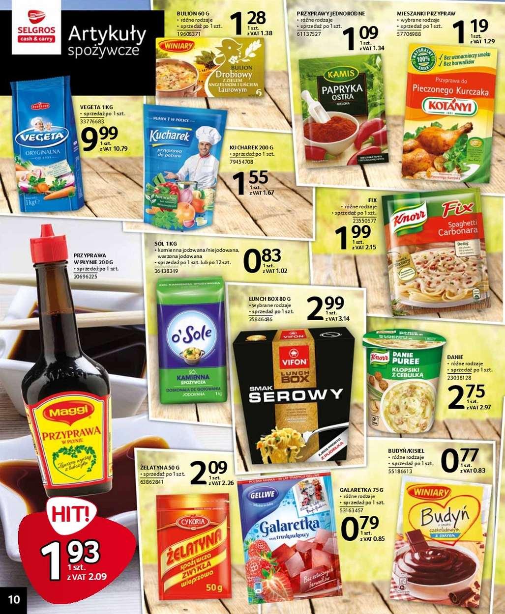 Gazetka promocyjna Selgros str. 10