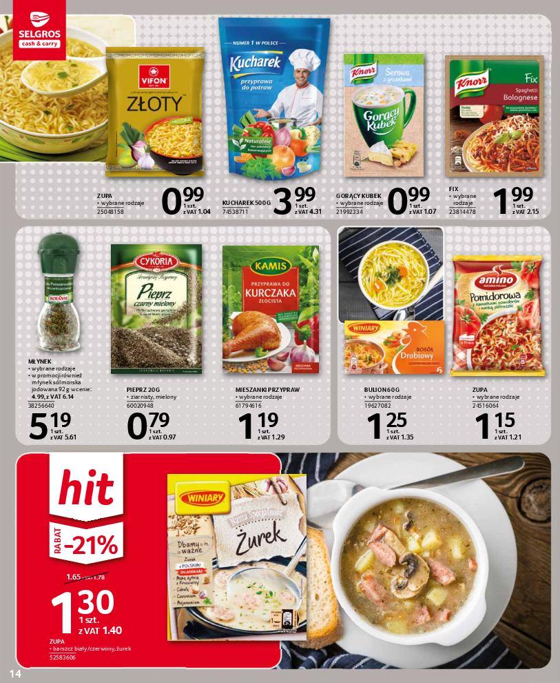 Gazetka promocyjna Selgros str. 14