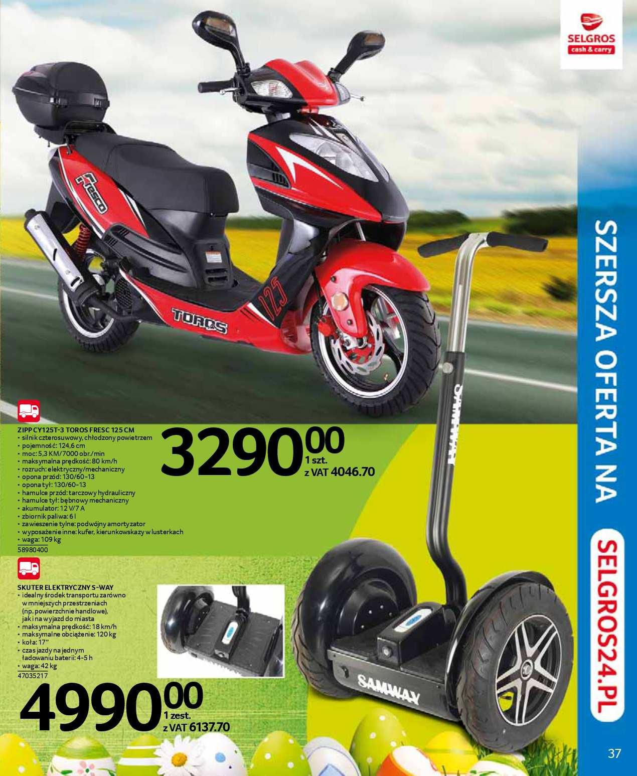 Gazetka promocyjna Selgros str. 37