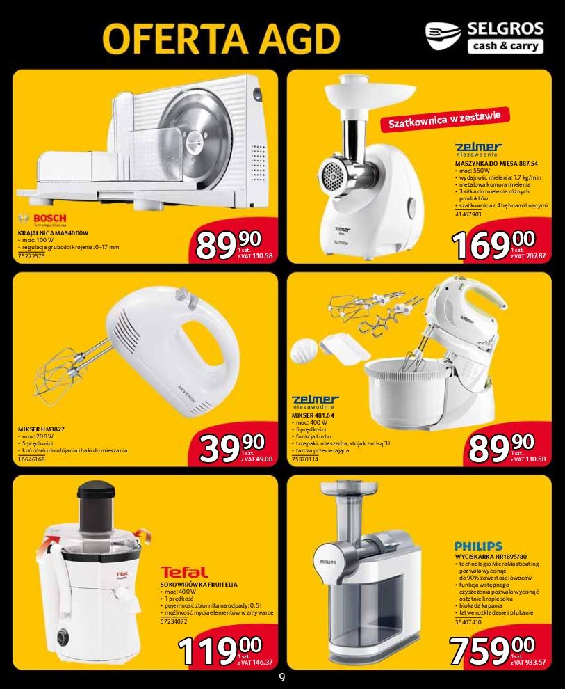 Gazetka promocyjna Selgros str. 9