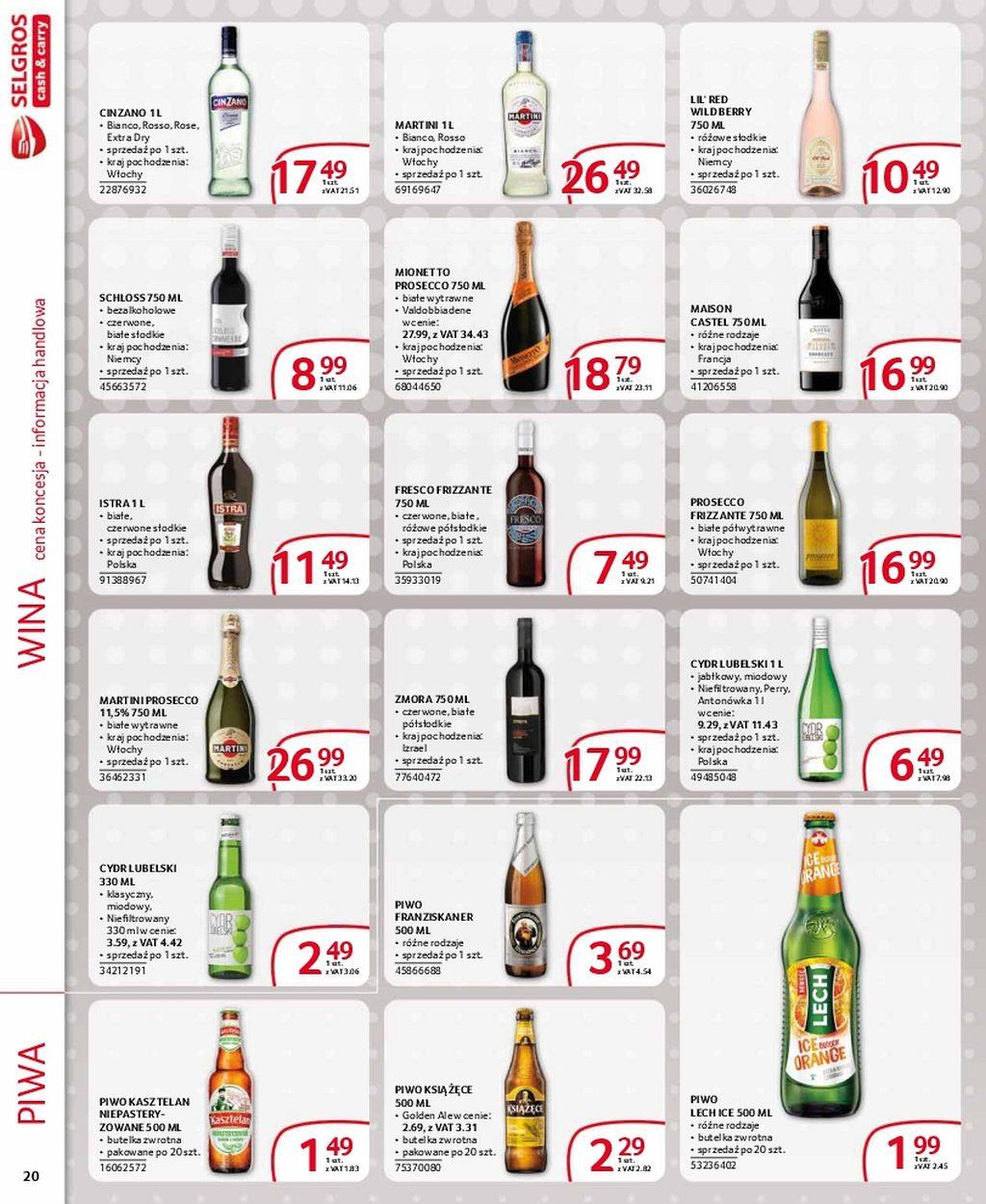 Gazetka promocyjna Selgros str. 20