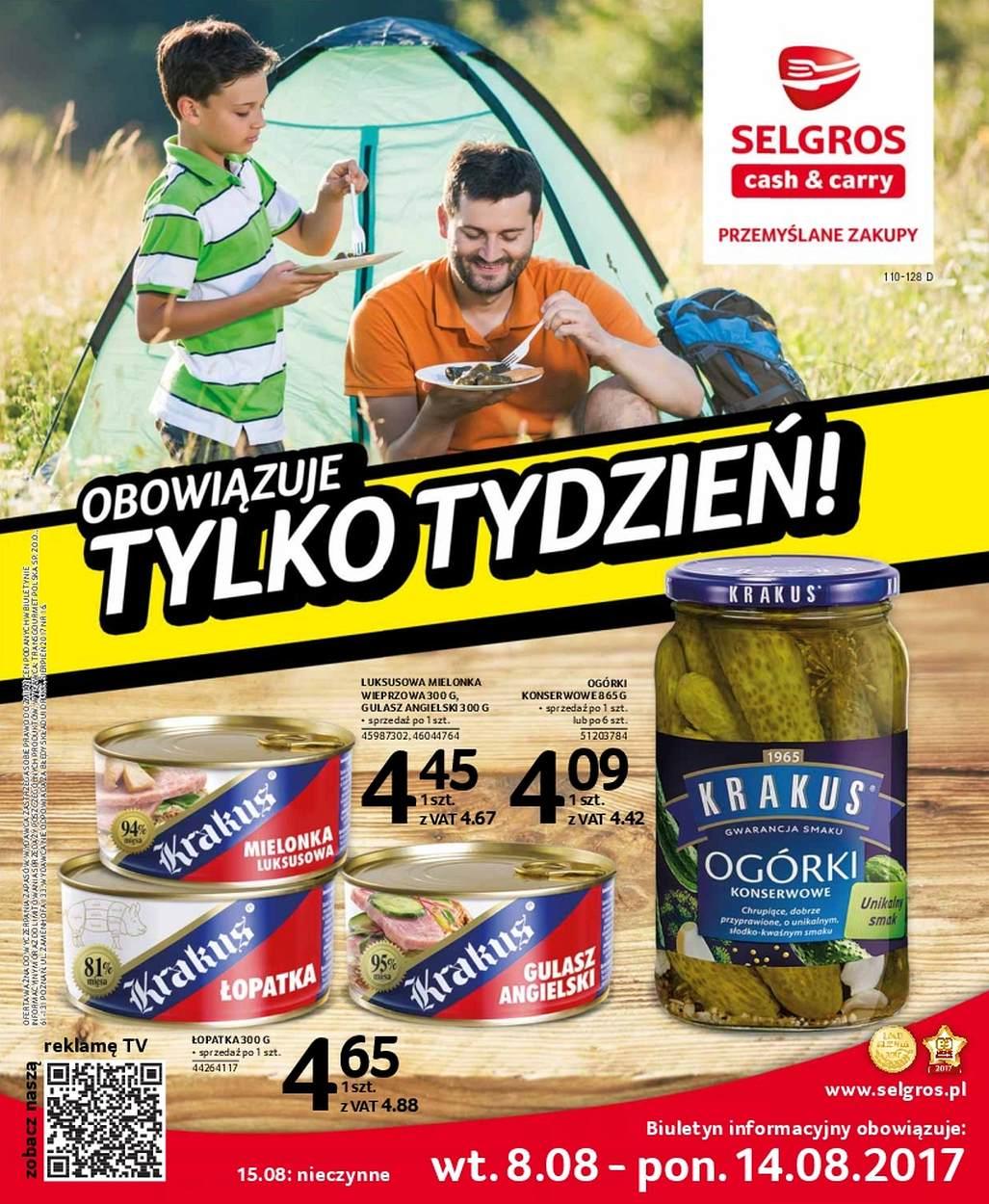Gazetka promocyjna Selgros str. 1