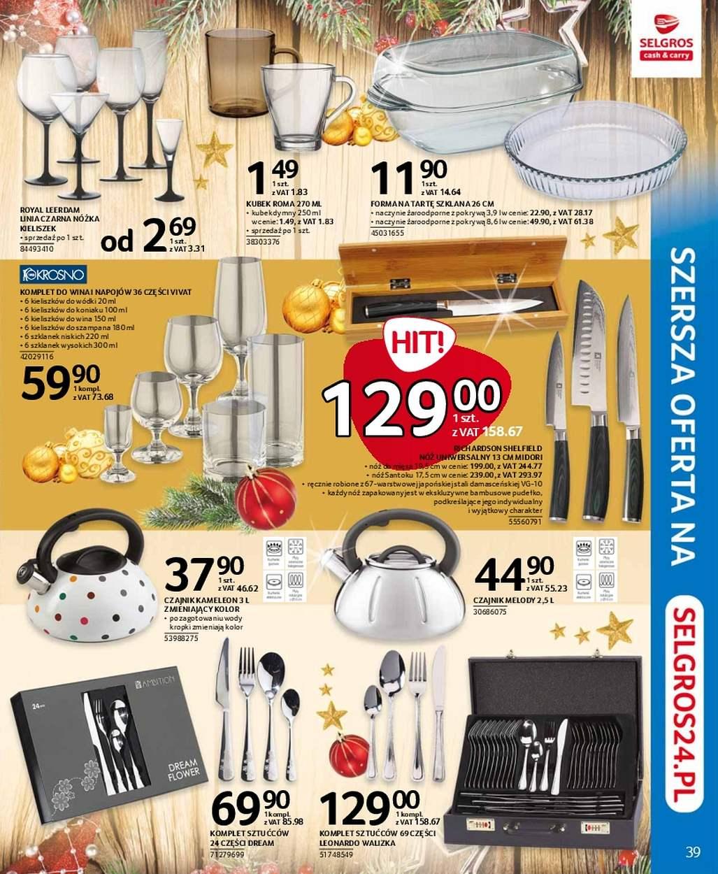 Gazetka promocyjna Selgros str. 39