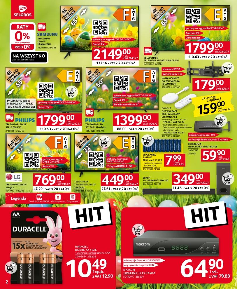 Gazetka promocyjna Selgros str. 2