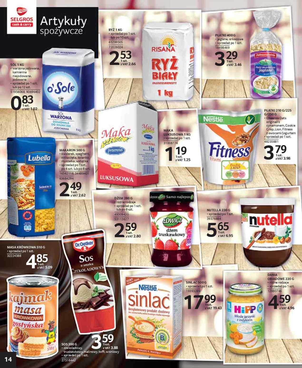 Gazetka promocyjna Selgros str. 14