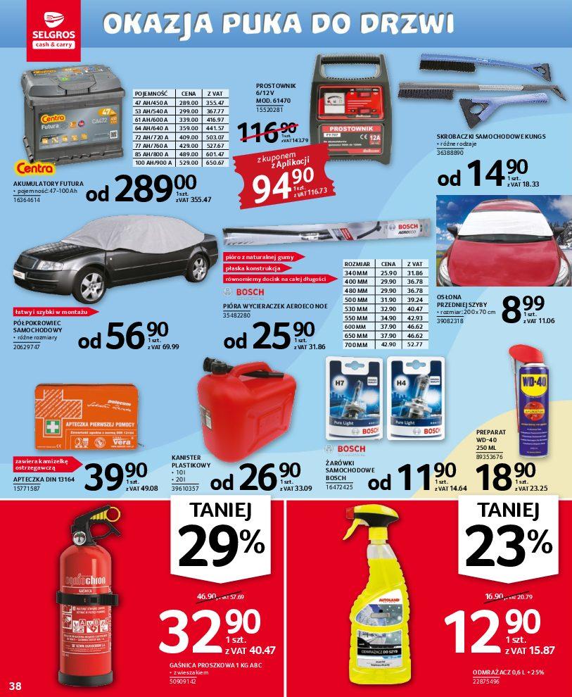 Gazetka promocyjna Selgros str. 38