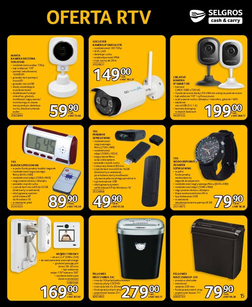 Gazetka promocyjna Selgros str. 15