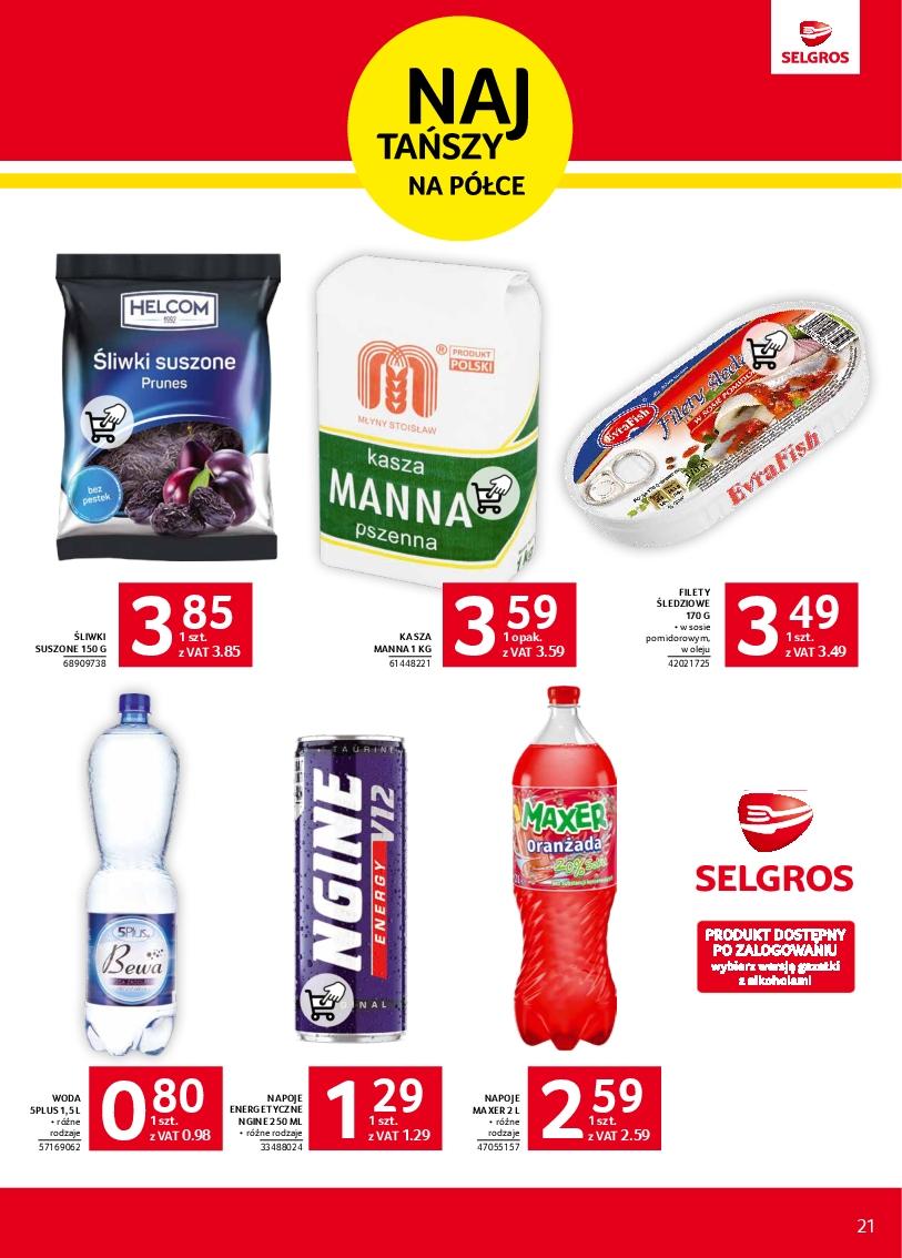 Gazetka promocyjna Selgros str. 21