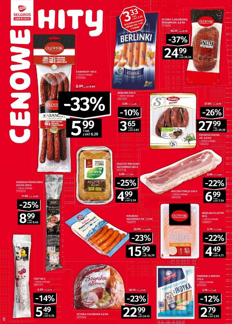 Gazetka promocyjna Selgros str. 6