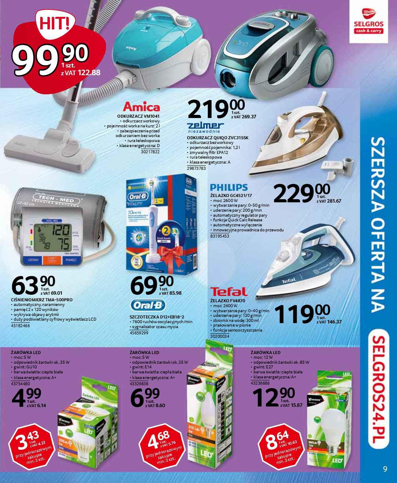 Gazetka promocyjna Selgros str. 9