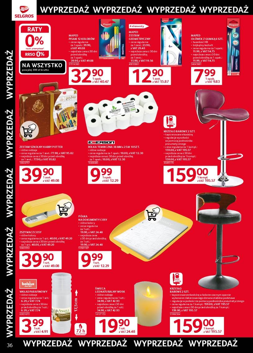 Gazetka promocyjna Selgros str. 36