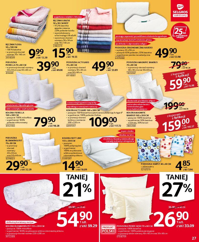 Gazetka promocyjna Selgros str. 27