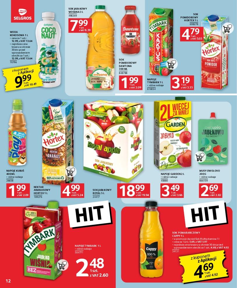 Gazetka promocyjna Selgros str. 12