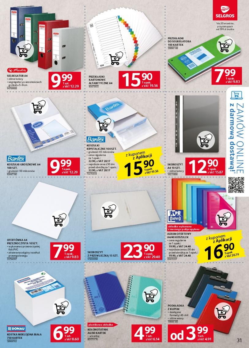 Gazetka promocyjna Selgros str. 31
