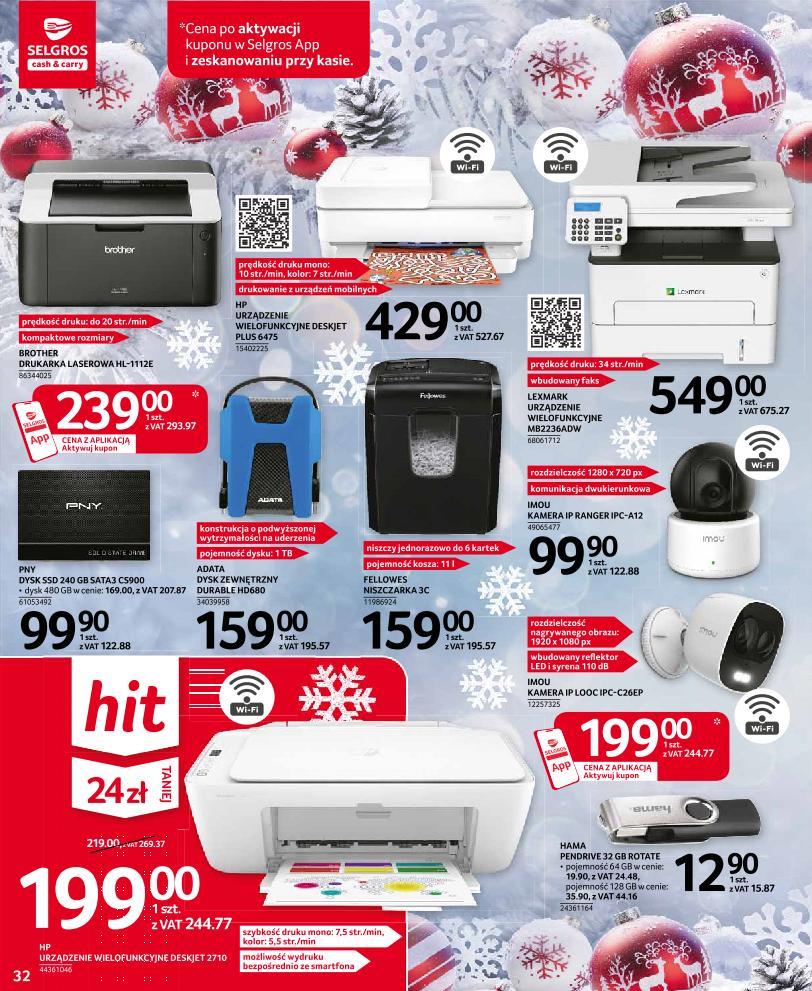 Gazetka promocyjna Selgros str. 32