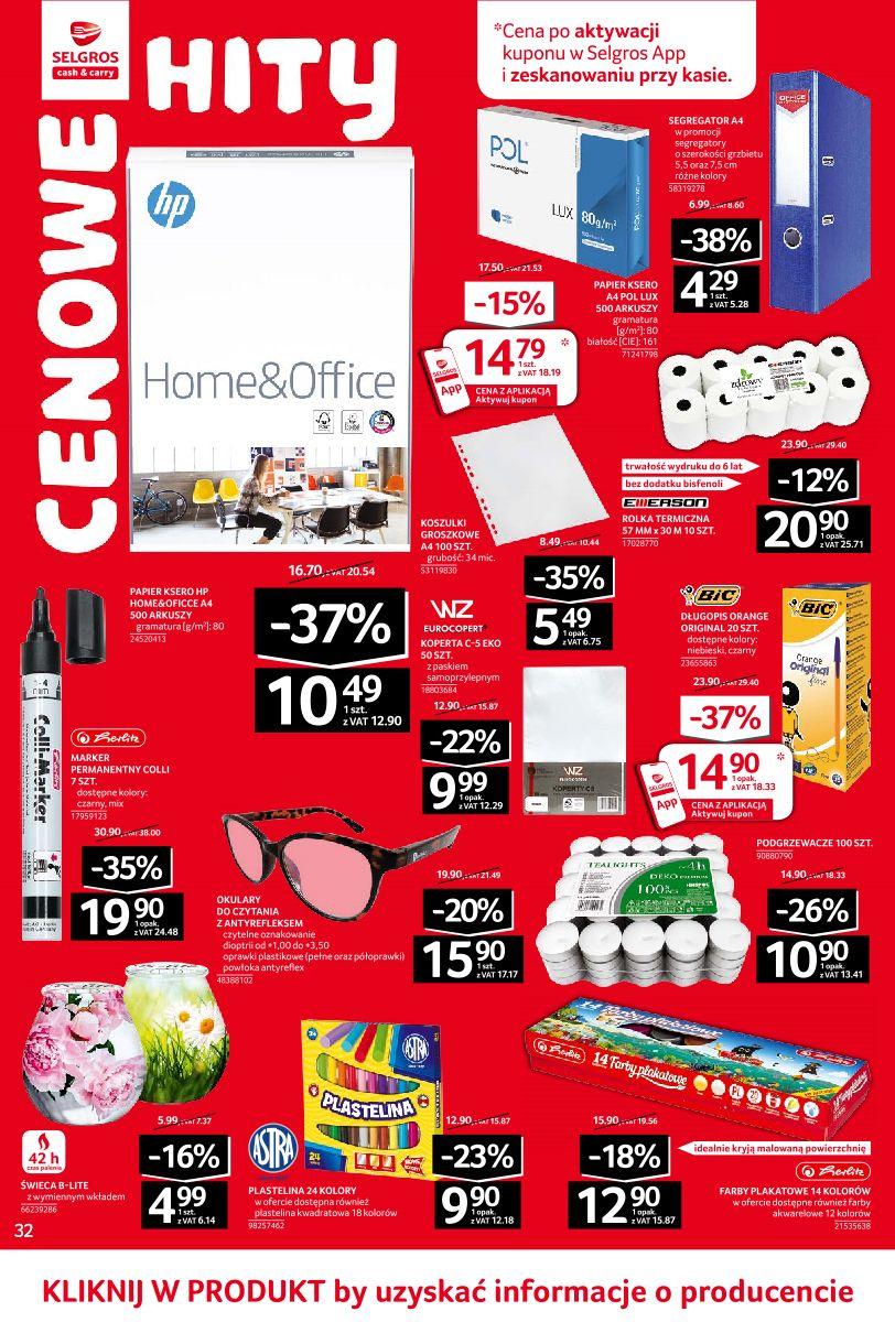 Gazetka promocyjna Selgros str. 32