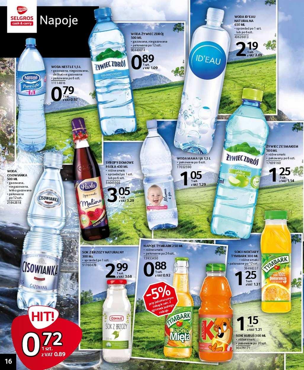 Gazetka promocyjna Selgros str. 16