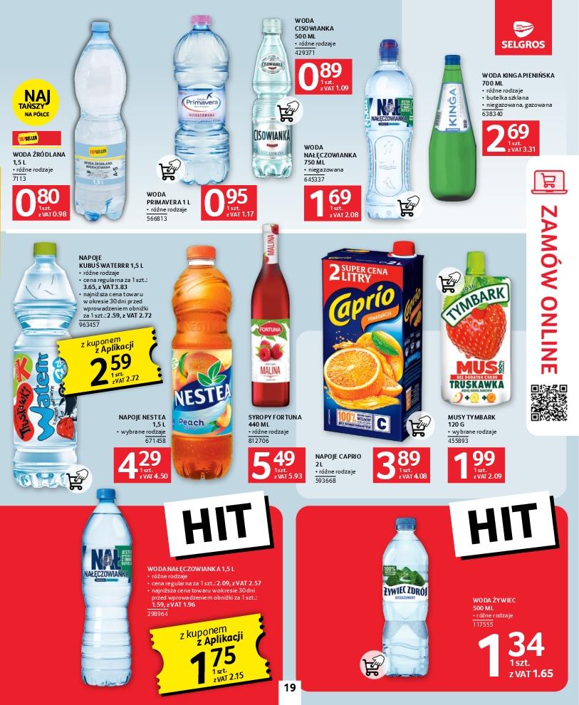 Gazetka promocyjna Selgros str. 19