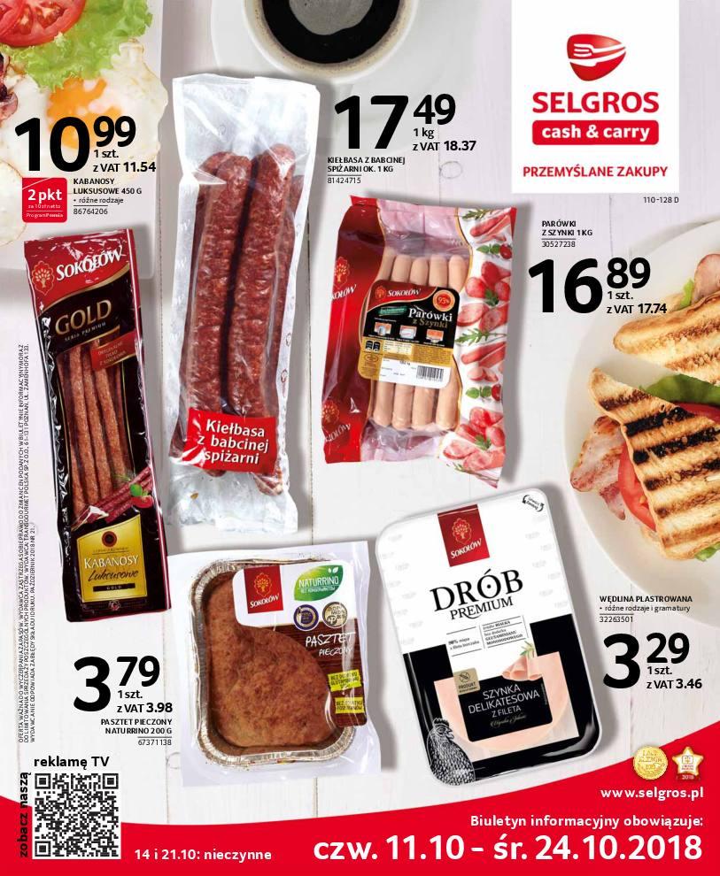 Gazetka promocyjna Selgros str. 1
