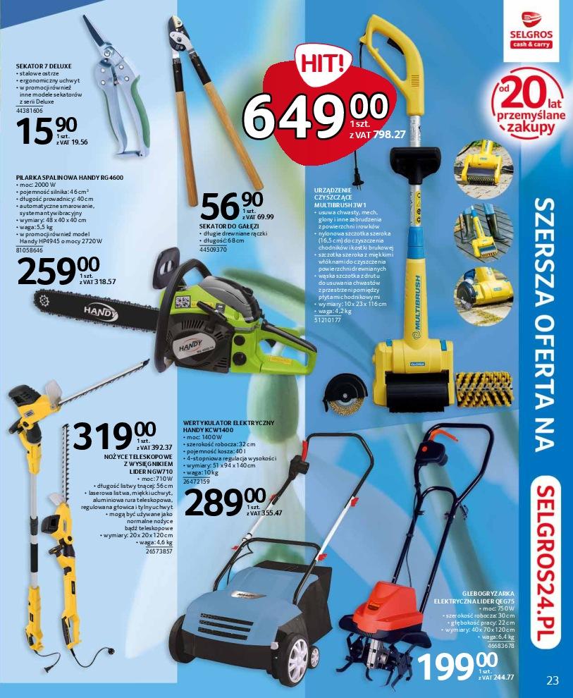 Gazetka promocyjna Selgros str. 23