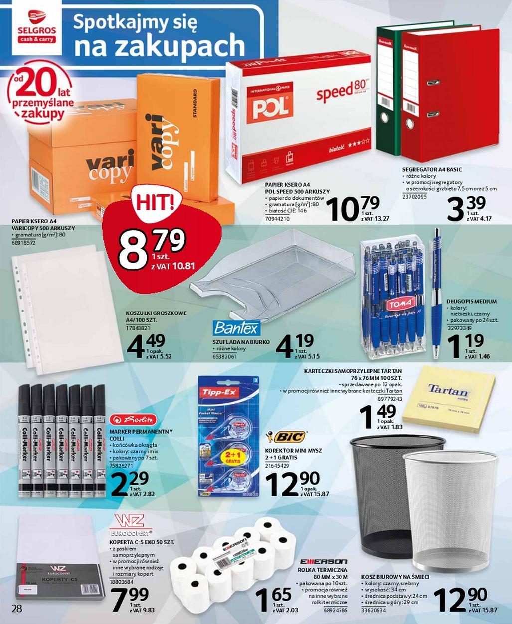 Gazetka promocyjna Selgros str. 28