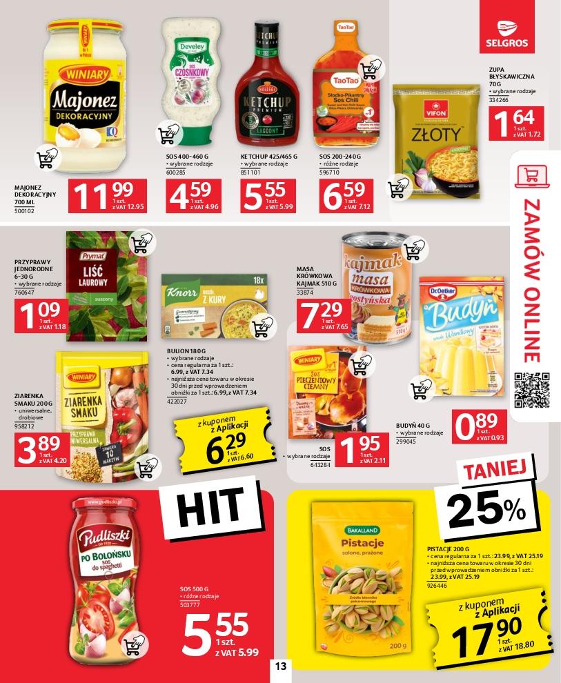 Gazetka promocyjna Selgros str. 13