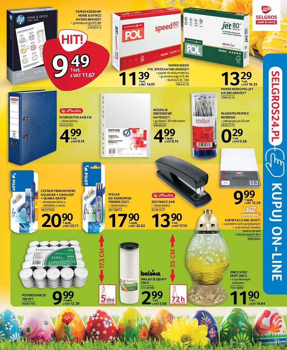 Gazetka promocyjna Selgros str. 31
