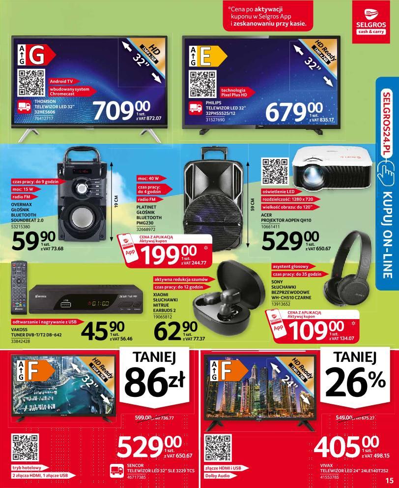Gazetka promocyjna Selgros str. 15