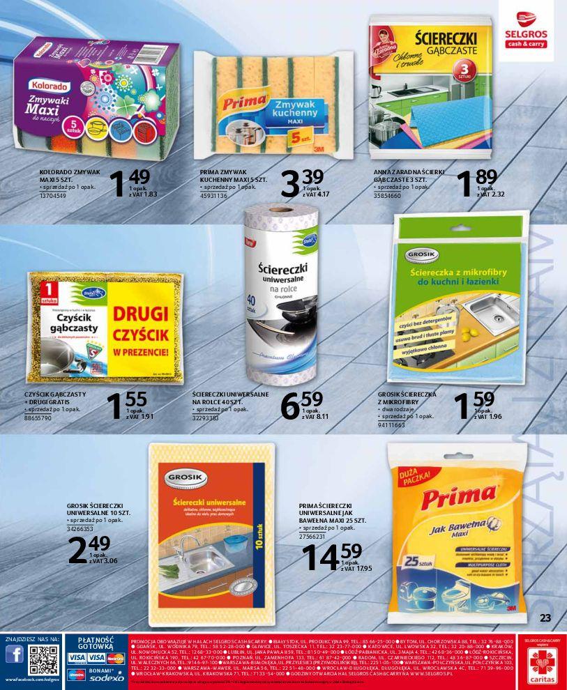 Gazetka promocyjna Selgros str. 23