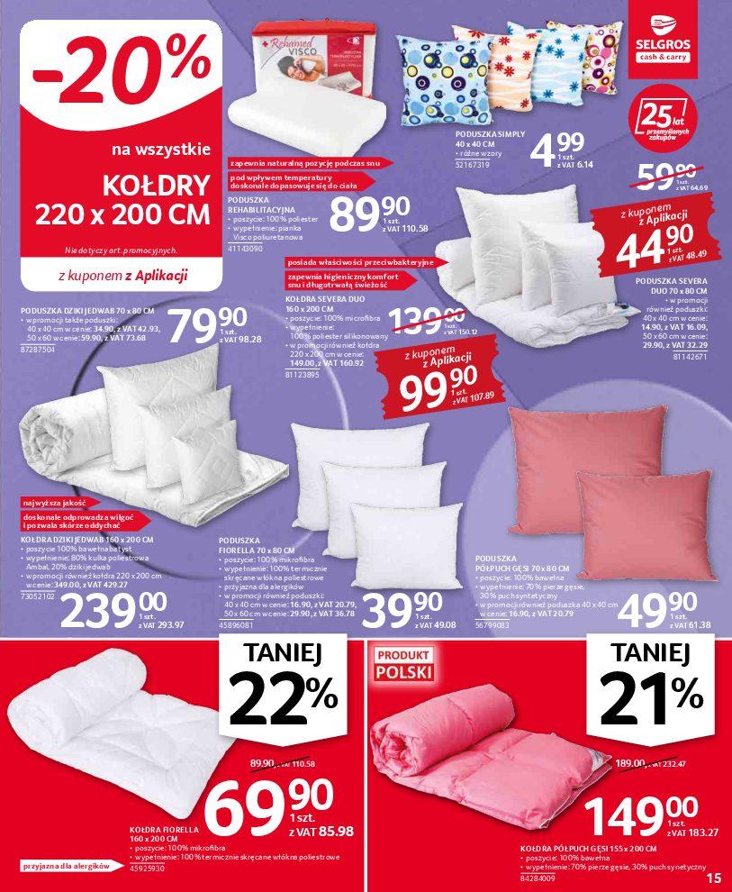 Gazetka promocyjna Selgros str. 15