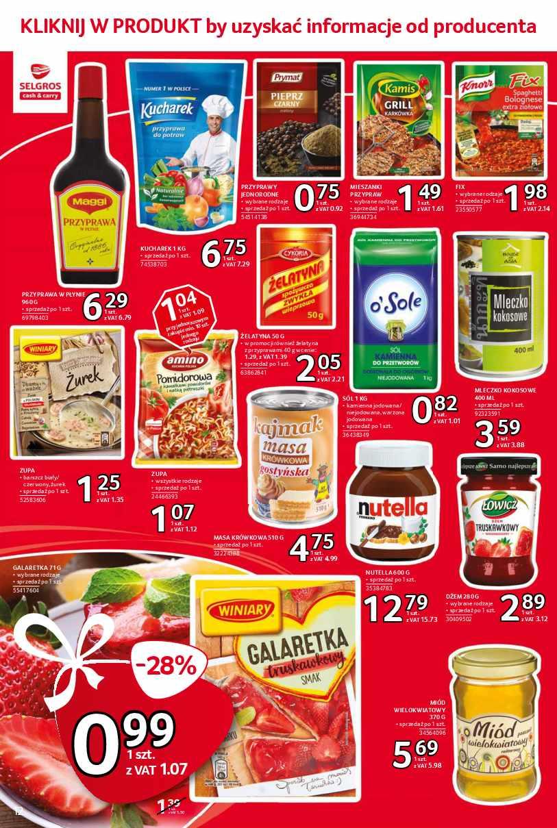 Gazetka promocyjna Selgros str. 12
