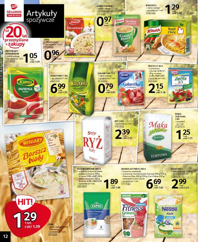 Gazetka promocyjna Selgros str. 12